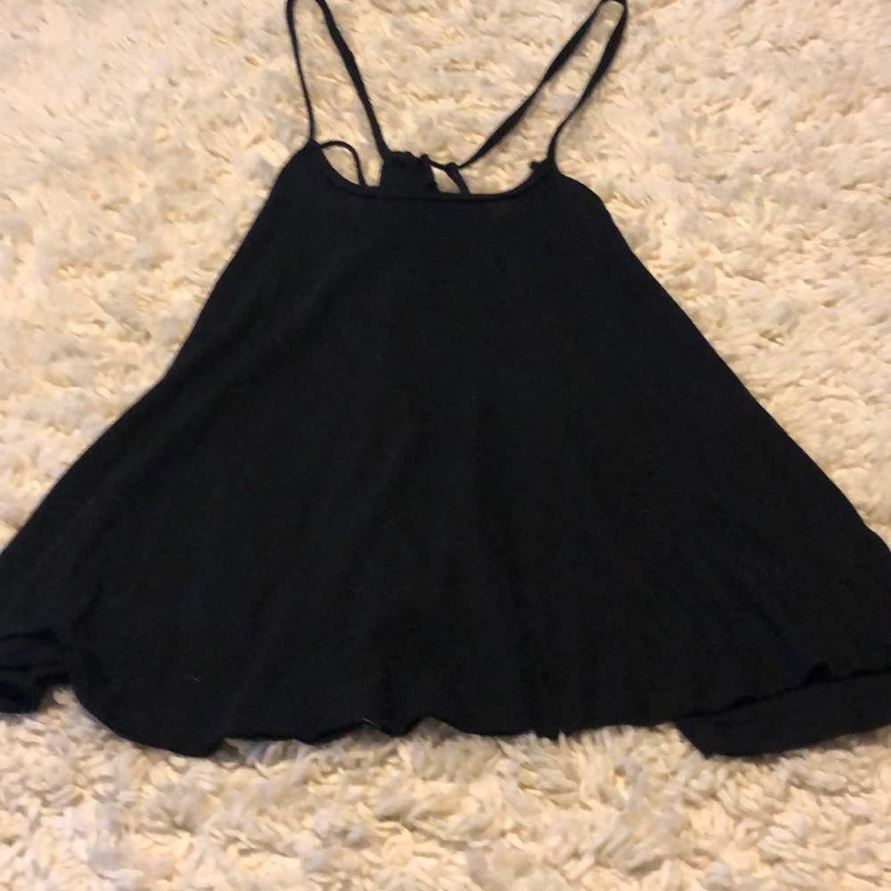 Black tank top